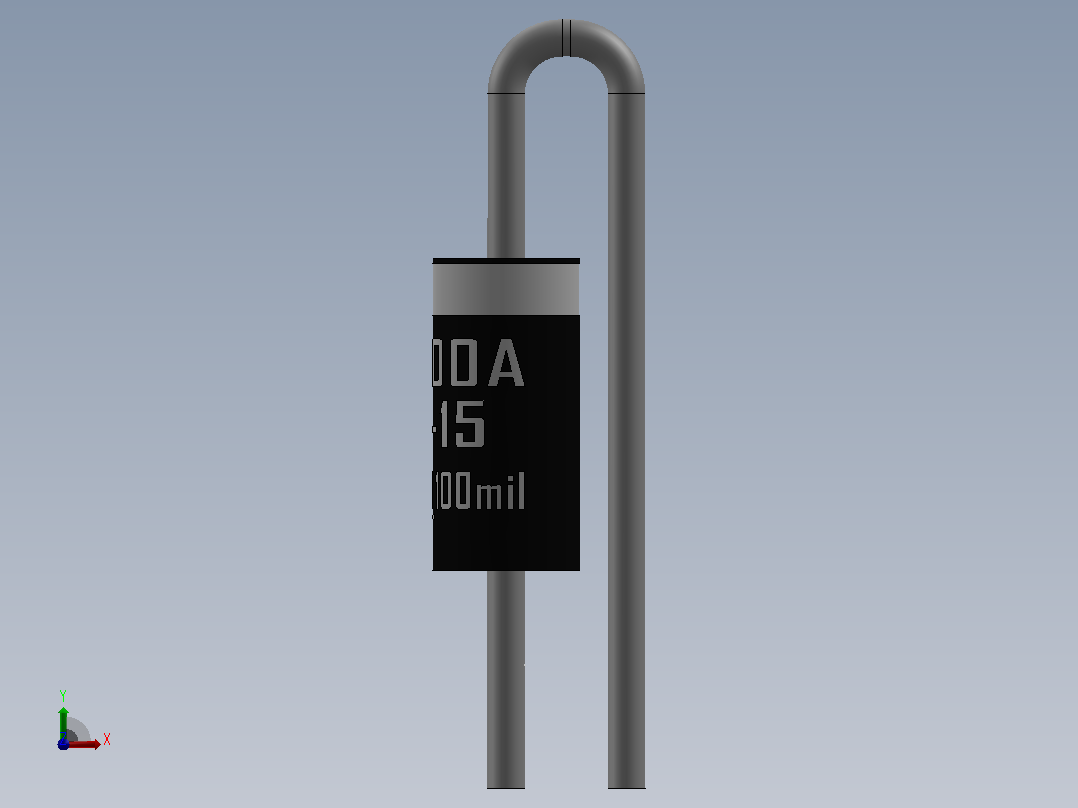 轴向二极管外壳DO-15_(DO-204AC)_V前视图