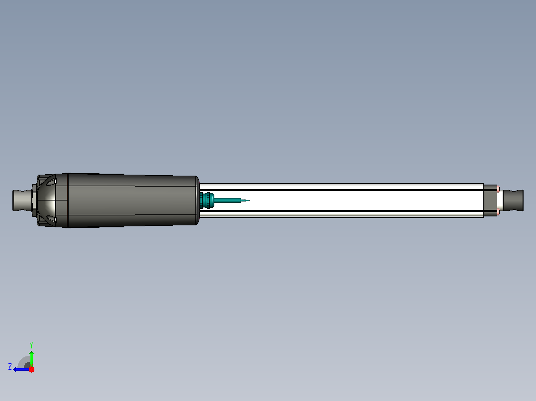 12000N电动推杆(ZJWSN-C)[ZJWSN-C-S500]右视图