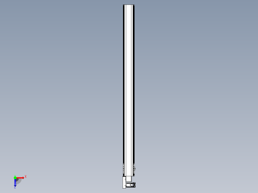 皮带直线轴半封闭可选导轨TPA-HNB-140D-120-L1900-ML-C-P40-N3俯视缩略图