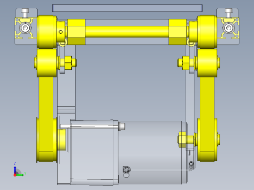 2列平皮带输送机右视缩略图