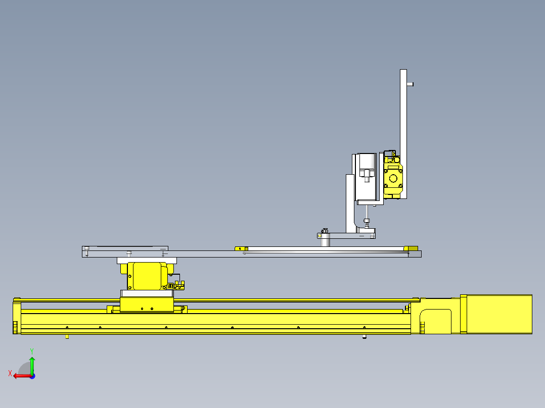 芯片转移机构后视图