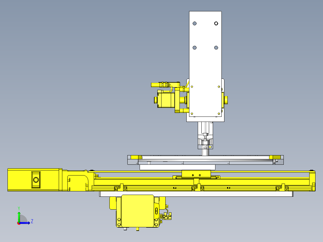 芯片转移机构左视图