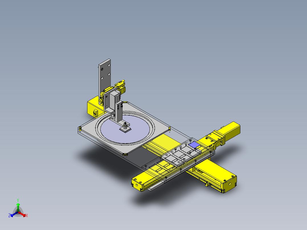 芯片转移机构正等轴测图