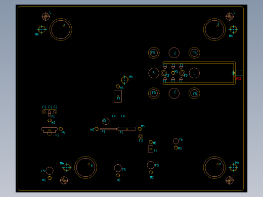 一个模板的工程图及加工