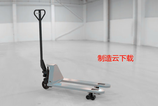 手动液压搬运车3D模型缩略图