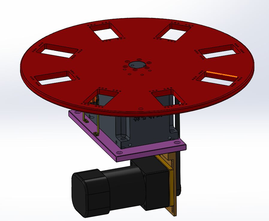 转盘分割器结构图（原创设计）3D模型