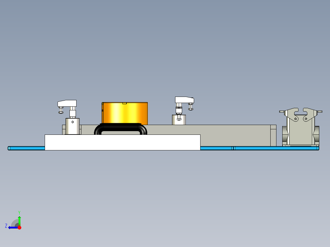 一种简易夹具右视图
