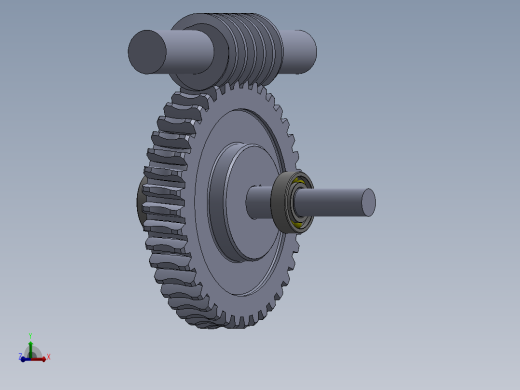 2_solidworks蜗轮蜗杆