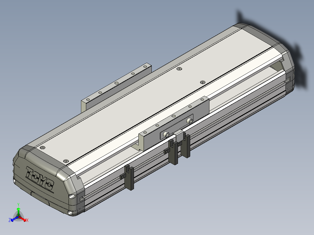 Toyo东佑达直线模组-ETH14-100-M-C4反正等轴测图