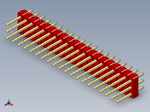 彩色公头100mil（2.54mm）系列-DS1021_red_3x20p_100mil_Type1_rev1.0