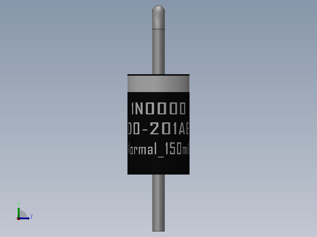 轴向二极管-DO-201AE_V左视图