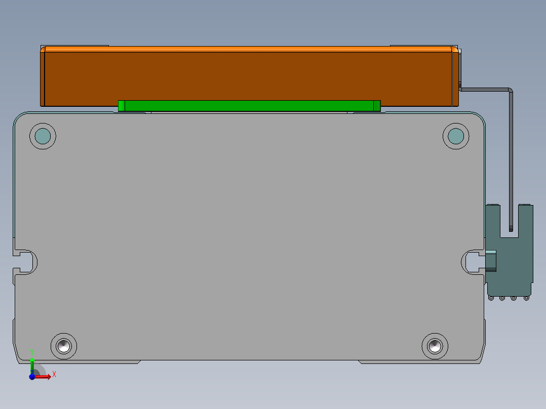 MCH丝杆全封闭MCH14-M-400WB前视图