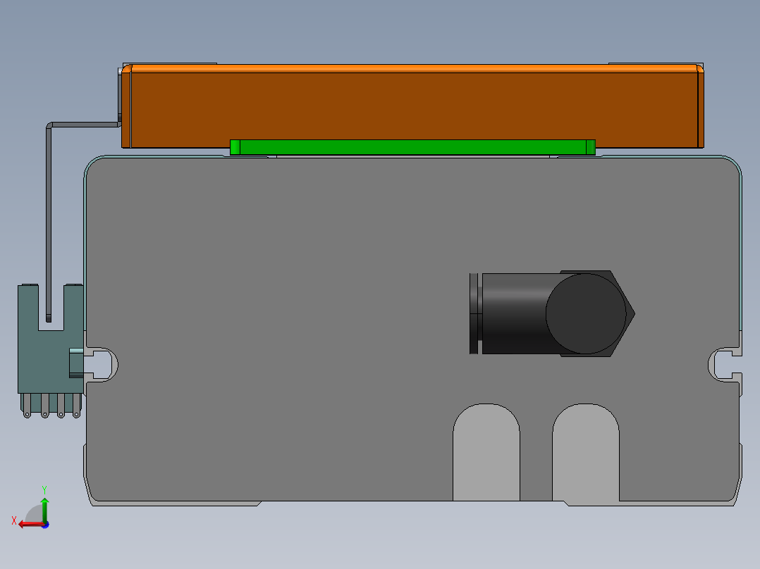 MCH丝杆全封闭MCH14-M-400WB后视图