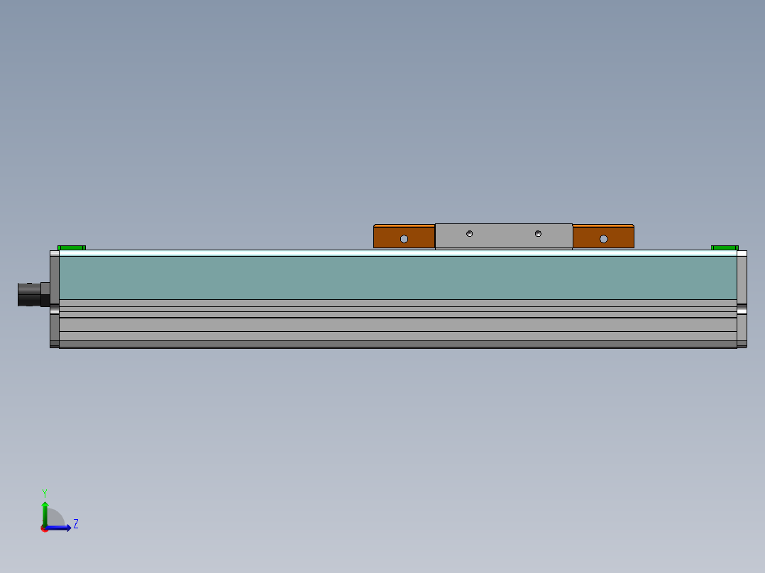MCH丝杆全封闭MCH14-M-400WB左视图