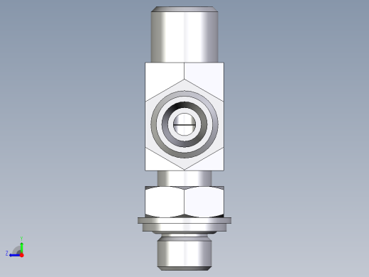 卡套式工业通用硬管接头EO_Adjustable_locknut_run_tee_LEE06LROMDCF右视缩略图