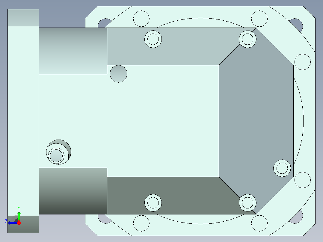 直齿孔ZPLX180-L2 35-114.3-200-M12.stp右视图