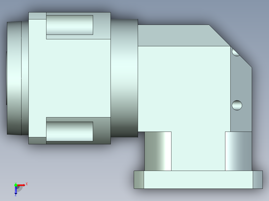 直齿孔ZPLX180-L2 35-114.3-200-M12.stp俯视图