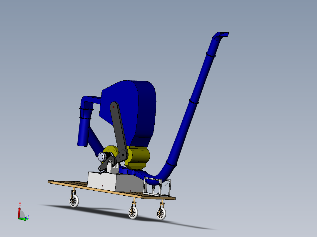 离心式棉花堆垛机的设计[三维SolidWorks]