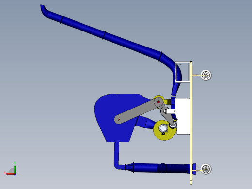 离心式棉花堆垛机的设计[三维SolidWorks]后视缩略图