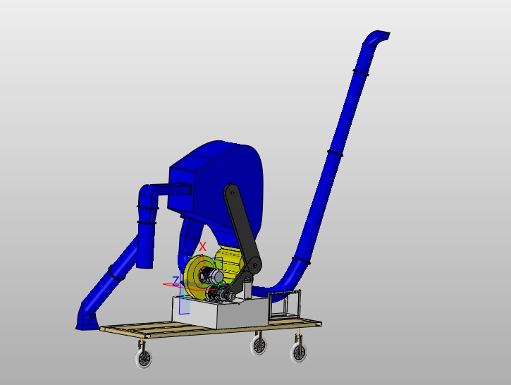 离心式棉花堆垛机的设计[三维SolidWorks]