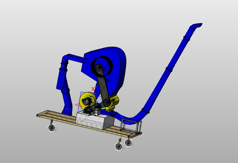 离心式棉花堆垛机的设计[三维SolidWorks]