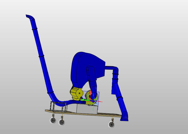 离心式棉花堆垛机的设计[三维SolidWorks]