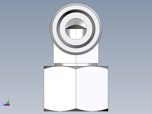 卡套式工业通用硬管接头EO_Swivel_nut_elbow_EW14SOMD71右视缩略图