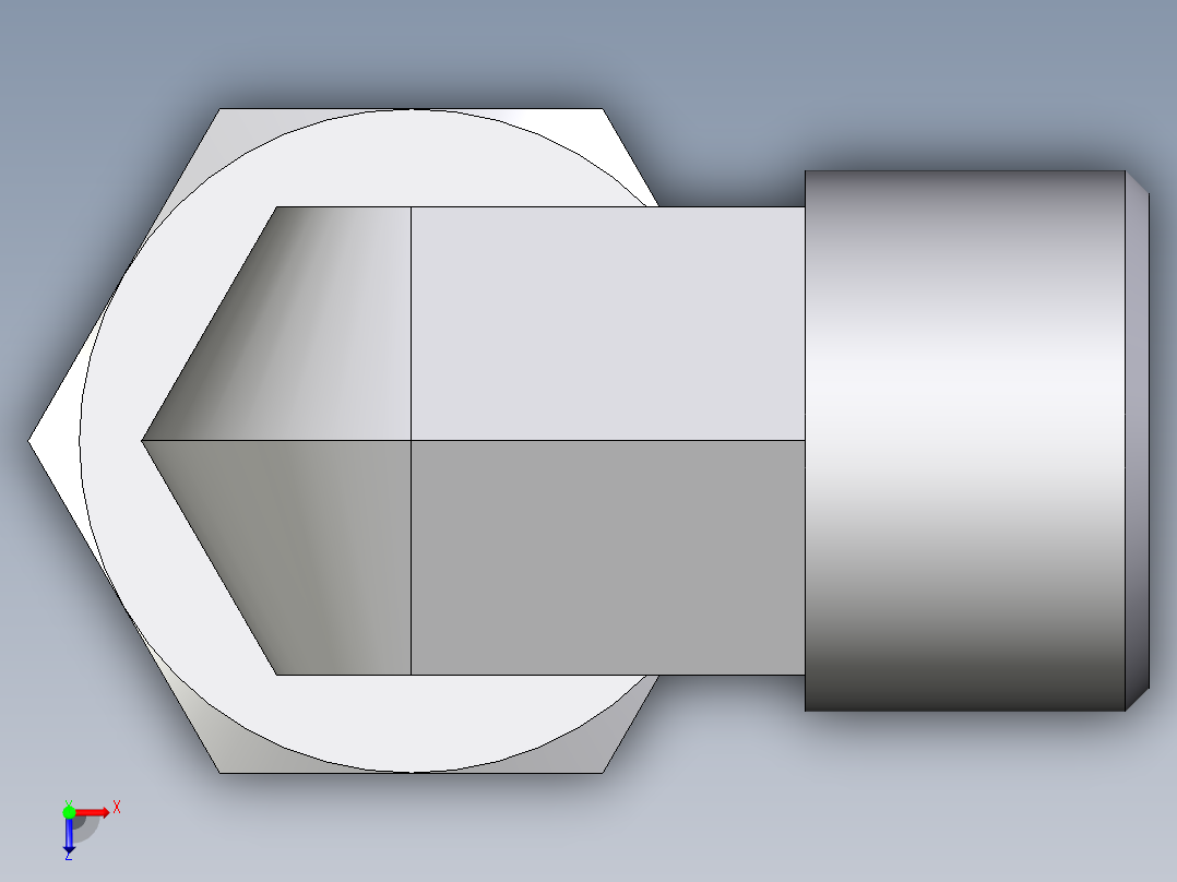 卡套式工业通用硬管接头EO_Swivel_nut_elbow_EW14SOMD71俯视图