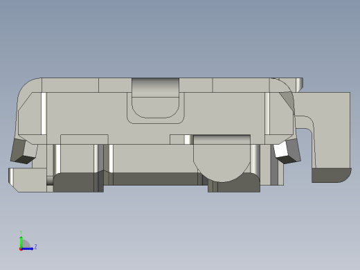 13.5㎜ x 2.9㎜侧面操纵半深入　SMD轻触开关左视缩略图