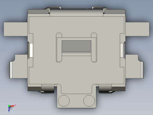 13.5㎜ x 2.9㎜侧面操纵半深入　SMD轻触开关俯视缩略图