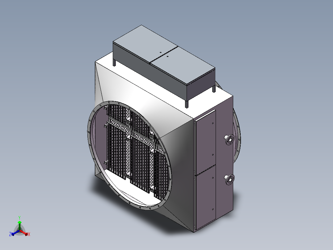等离子发生器正等轴测图
