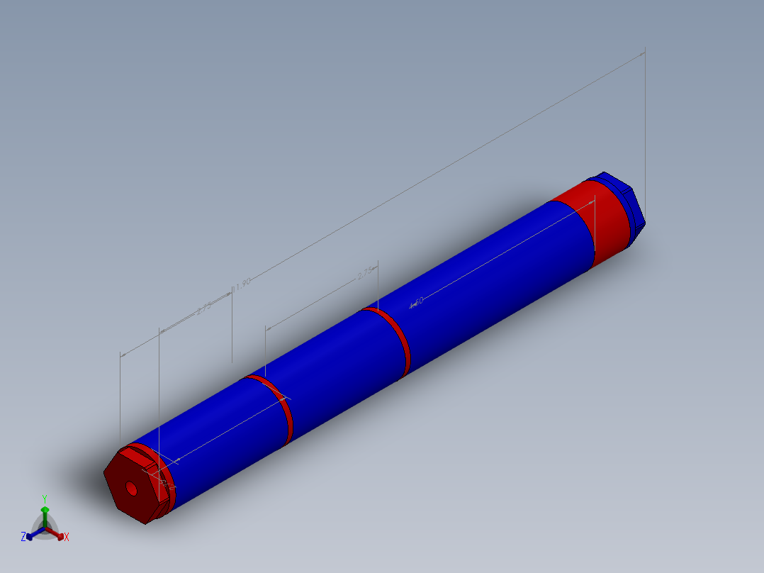 消音器8正等轴测图
