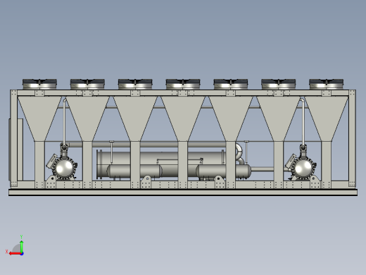 空冷螺旋冷却机后视缩略图