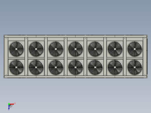 空冷螺旋冷却机俯视缩略图