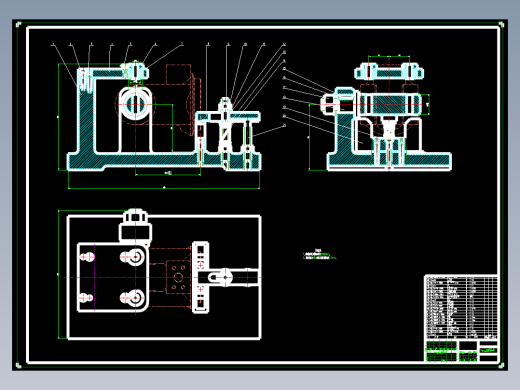 2G021--液压缸头钻孔夹具设计