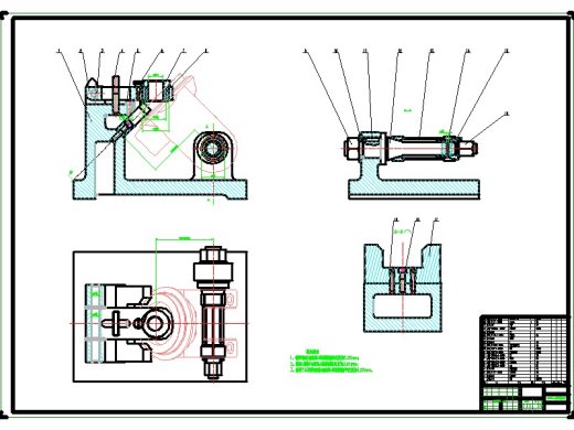 2G021--液压缸头钻孔夹具设计缩略图