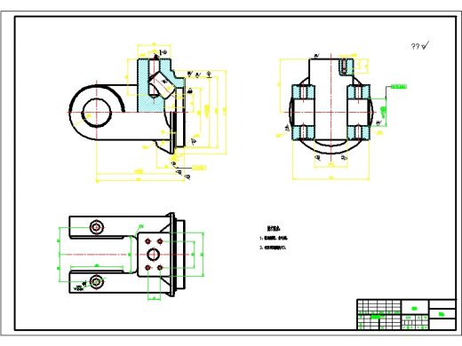 2G021--液压缸头钻孔夹具设计缩略图