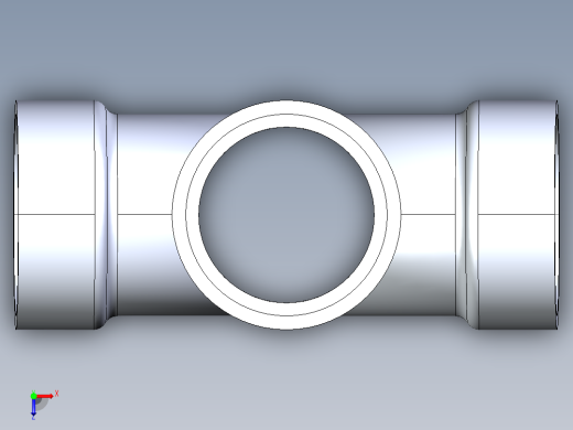 船舶管路系统S15_SeaDrainPLUS_DoubleSanitaryTee-SxSxSxS_37E161902_2in Sea Drain Plus - Sanitary Double Tee - SxSxSxS俯视缩略图