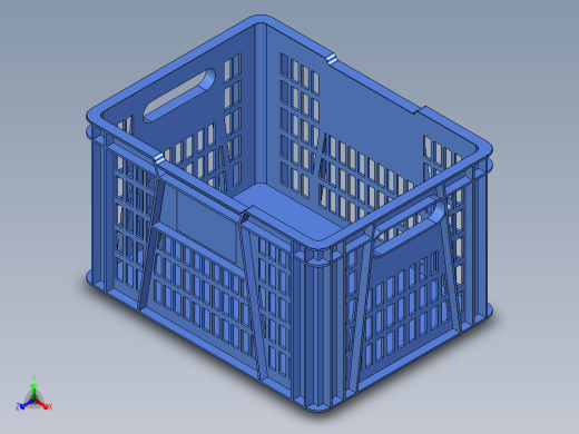 塑料周转箱395x300x244mm