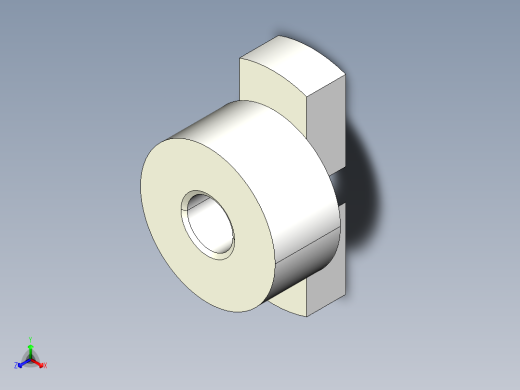 定位配件2311(B)-3D多系列多零件图纸模型正等轴测缩略图