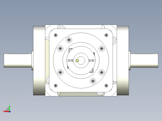 换向器PW90双轴 PGH90T-L3 19-70-90-M6.stp后视缩略图
