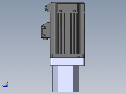 64-TB-(750w电机+联轴器+64马达法兰盘+64TB马达座)右视缩略图