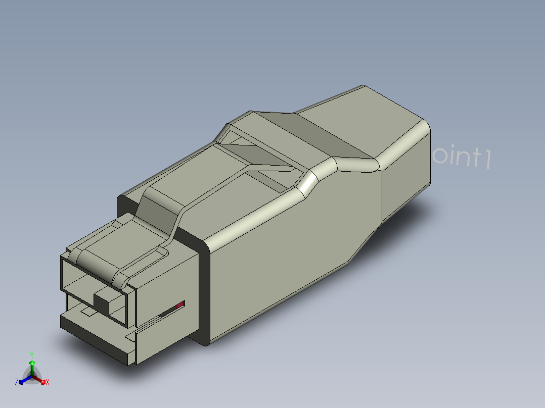 plug-usb2正等轴测图