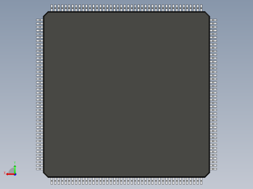 元器件3D封装LQFP176_FPT-176P-M0288后视缩略图