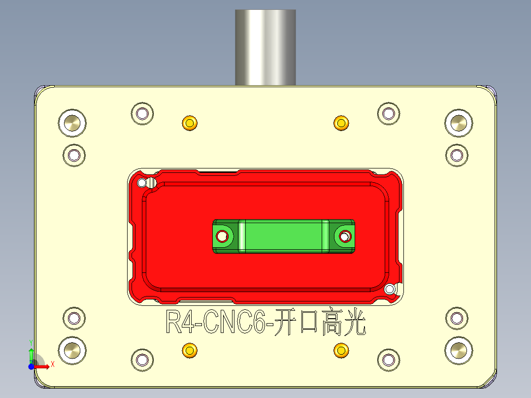 R4-笔记本CNC工装夹具三维模型CNC6-0906前视图