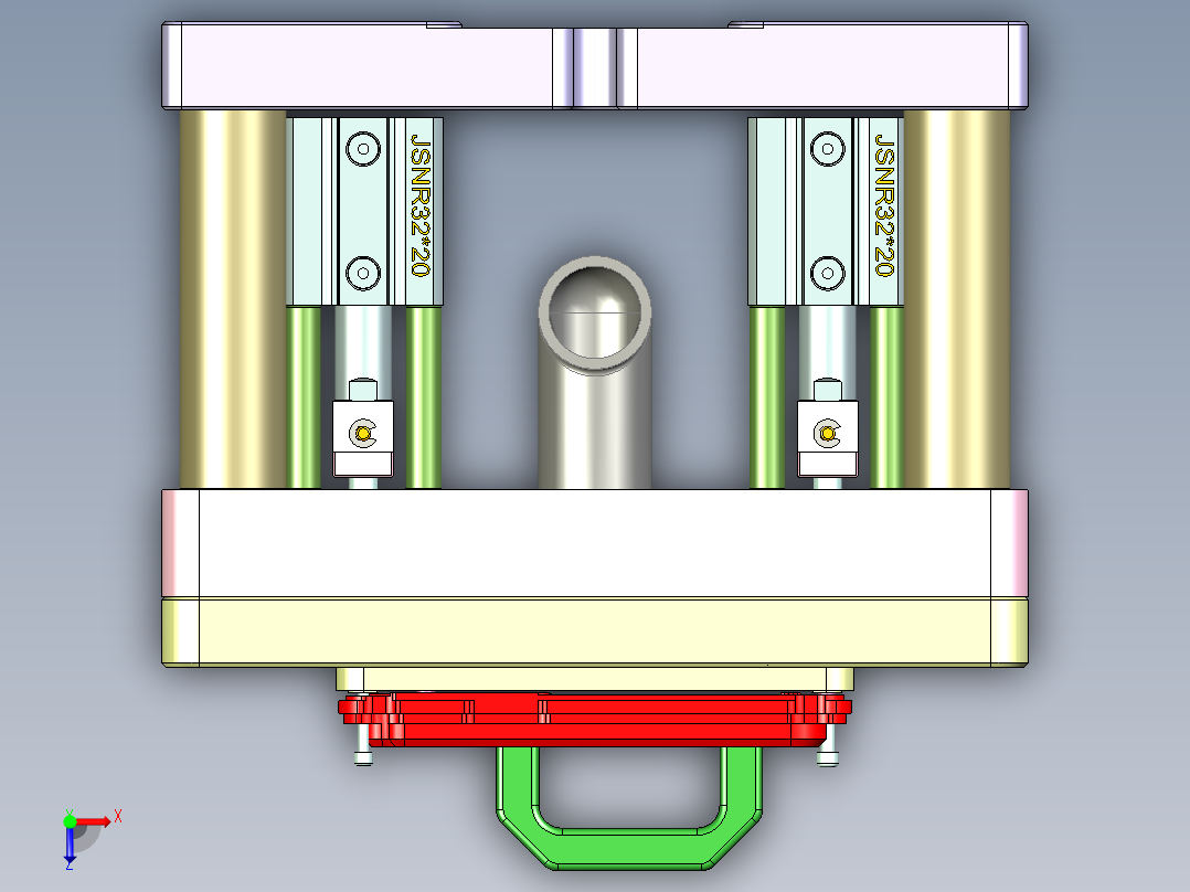 R4-笔记本CNC工装夹具三维模型CNC6-0906俯视图