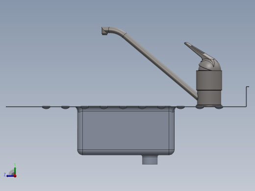 水槽、不锈钢水槽(145)右视缩略图
