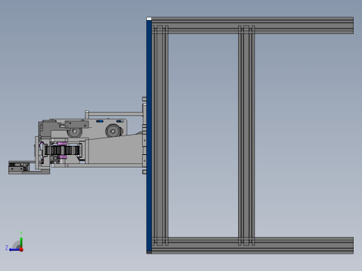 工件定位小型流水线sw18右视缩略图