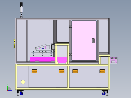 47寸panel换向移载机sw18可编辑左视缩略图
