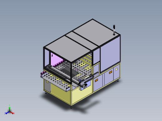 47寸panel换向移载机sw18可编辑正等轴测缩略图